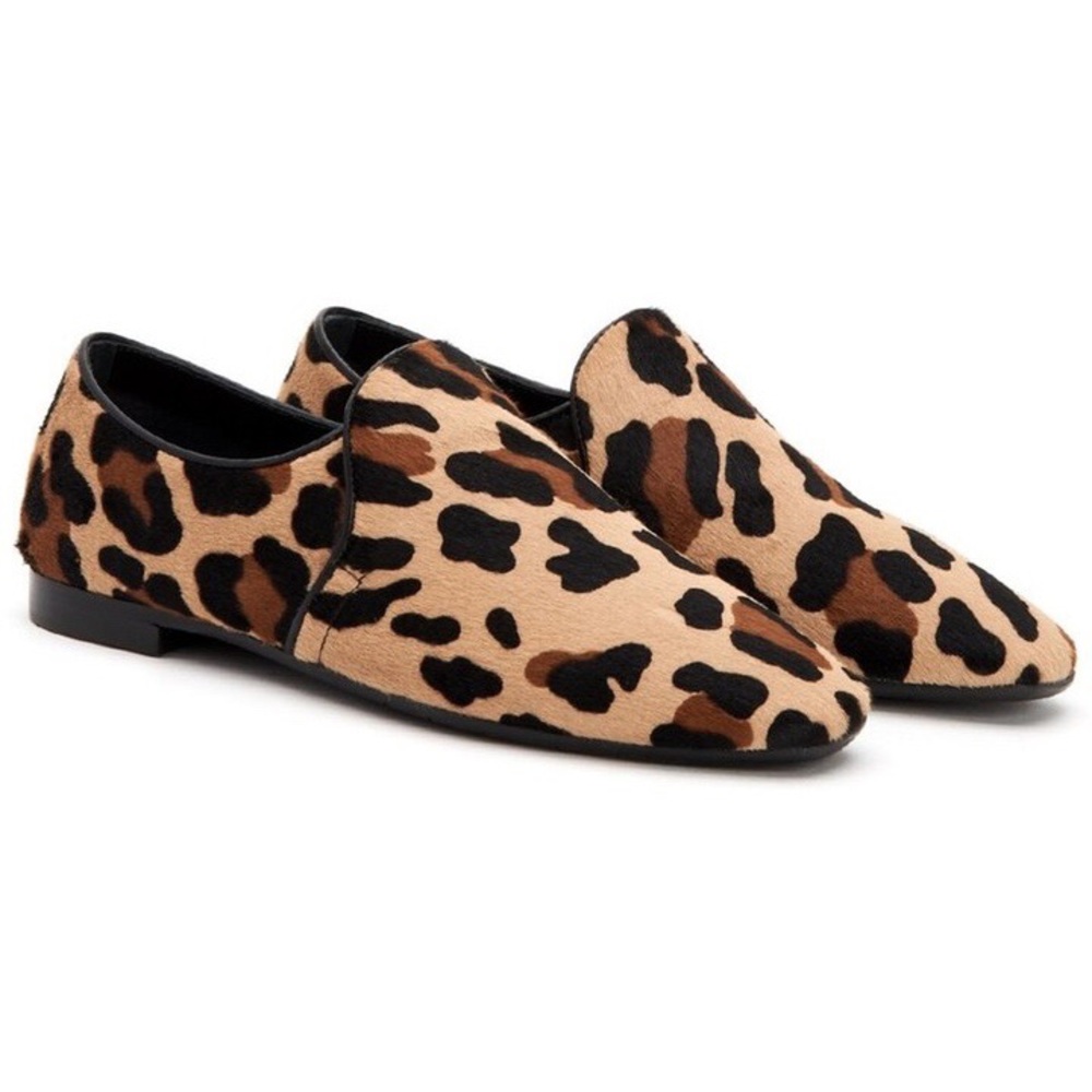 Aquatalia | Revy Leopard Calf Hair Flats